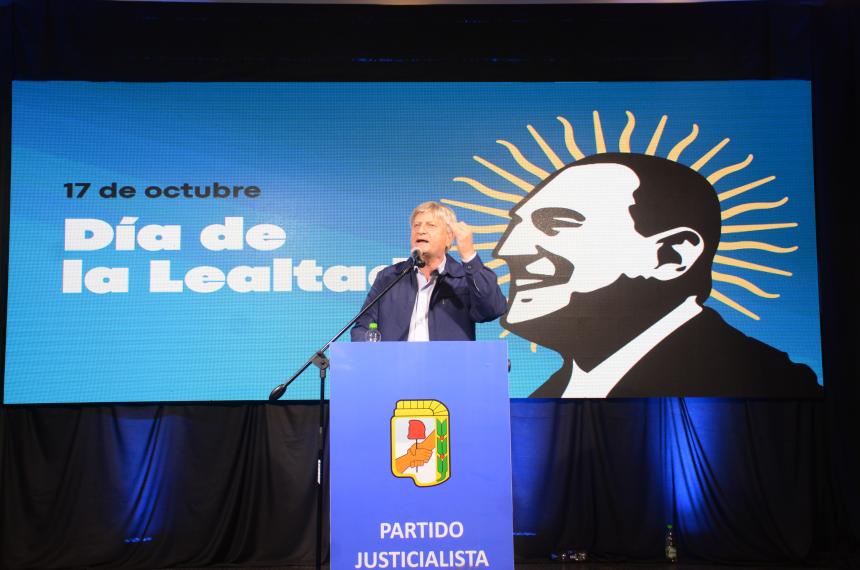 Para Ziliotto este 17 la disputa sigue siendo si manda el pueblo o mandan desde afuera