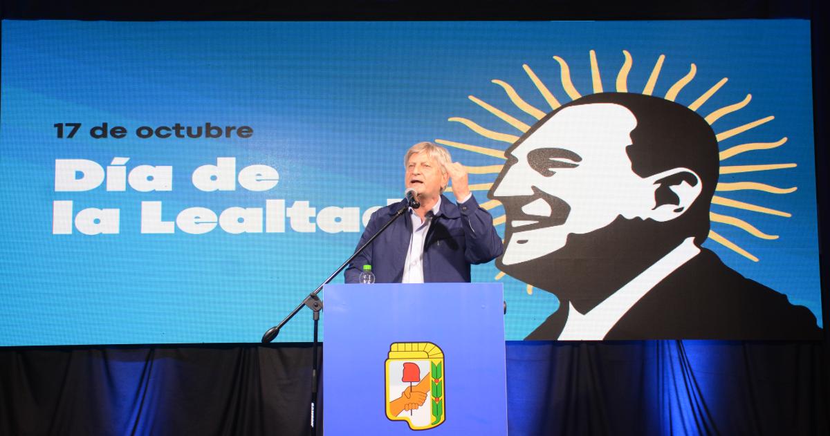 Para Ziliotto este 17 la disputa sigue siendo si manda el pueblo o mandan desde afuera