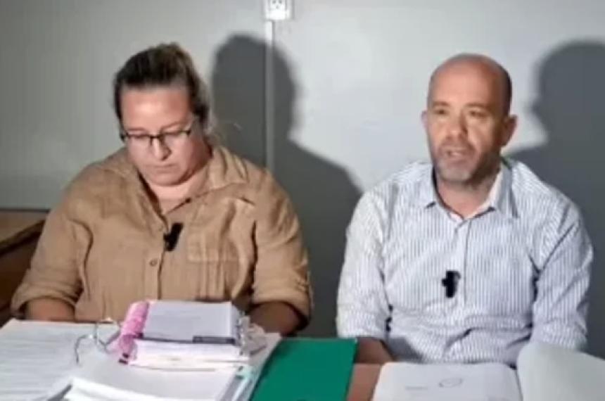 Representantes del Juzgado de Faltas y la Dirección de Bromatología y Zoonosis de Alvear dieron un conferencia de prensa