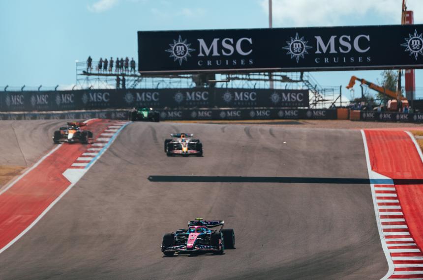 Colapinto logroacute pasar a Q2 y largaraacute 15deg en el GP de Austin