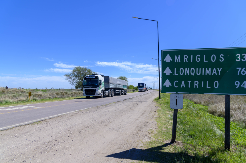 Convertirn el tramo de la Ruta Provincial 1 entre Miguel Riglos y Macachín en la primera ruta segura