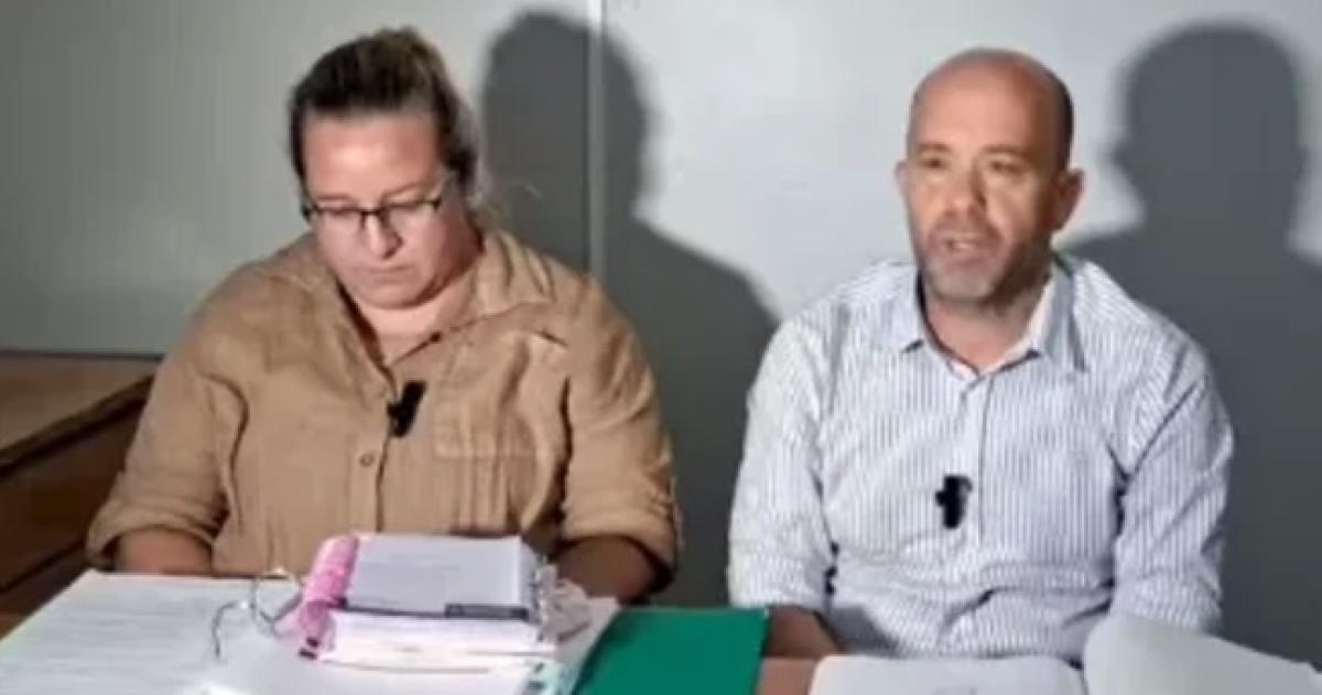 Representantes del Juzgado de Faltas y la Dirección de Bromatología y Zoonosis de Alvear dieron un conferencia de prensa