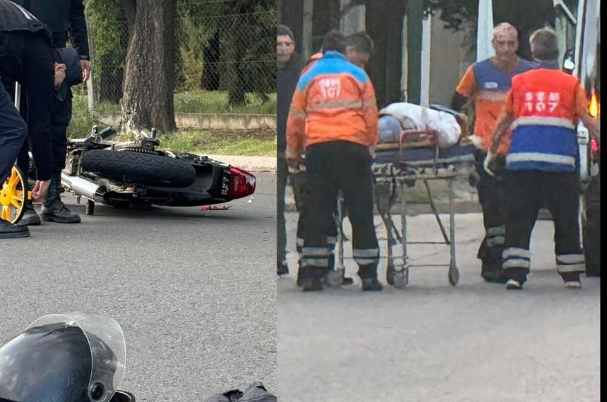  Ambos fueron trasladados de urgencia al Hospital Centeno