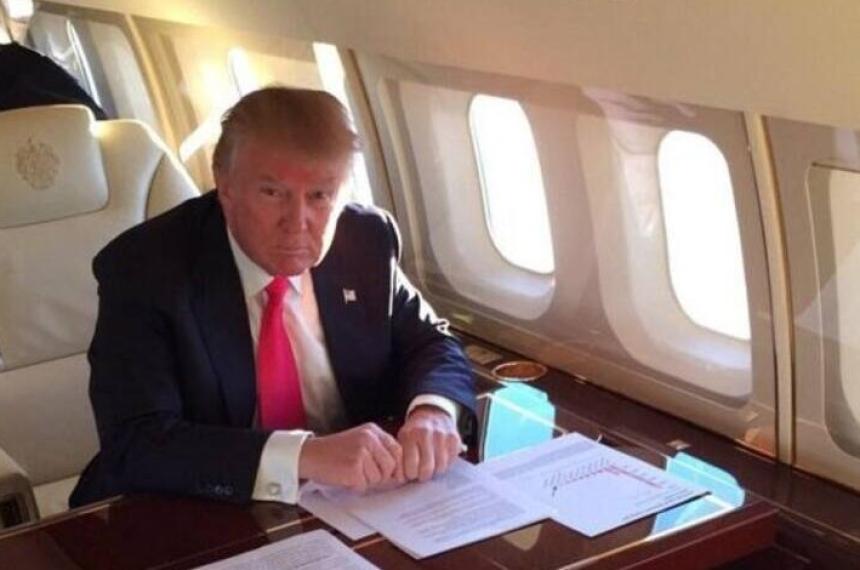 A bordo del Air Force One Trump lanzó durísima definición