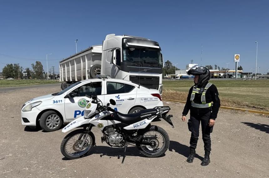 La policía debió intervenir para aclarar la situación del camión