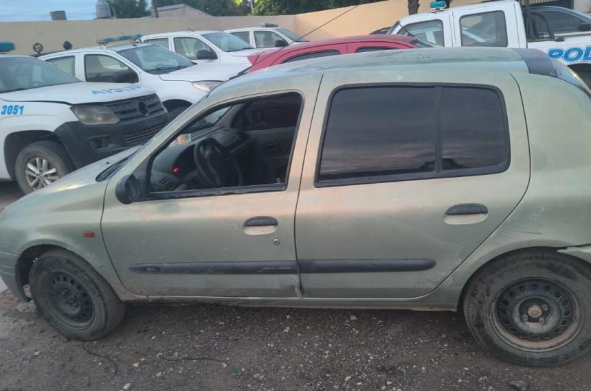 El auto secuestrado por la Seccional Segunda