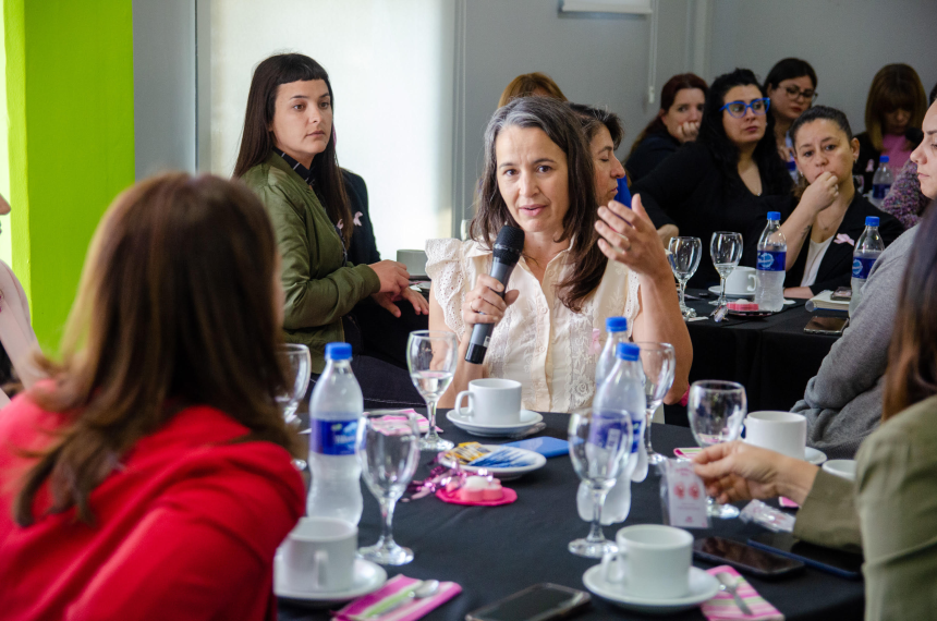 La actividad por cncer de mama se hizo en la Cmara
