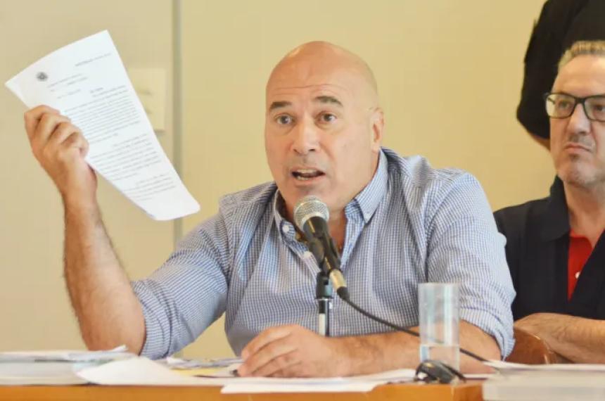 El abogado Marcos Paz cuando actuó como defensor de Rigutto