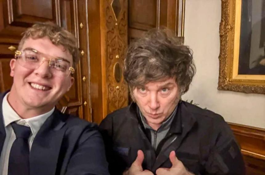 Milei con Hayden Davis el creador de Libra
