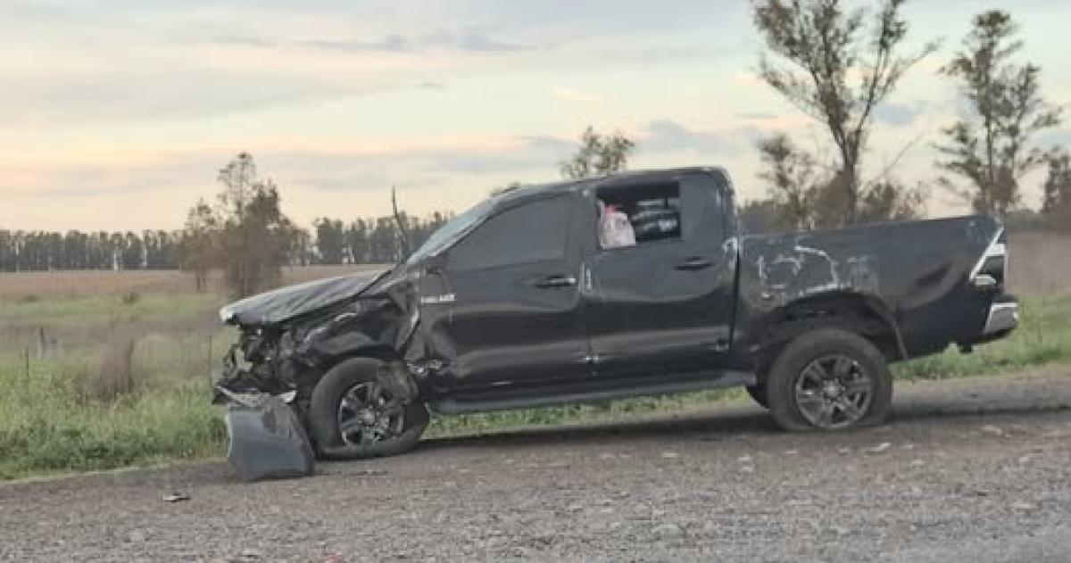 La camioneta que protagonizó el siniestro vial
