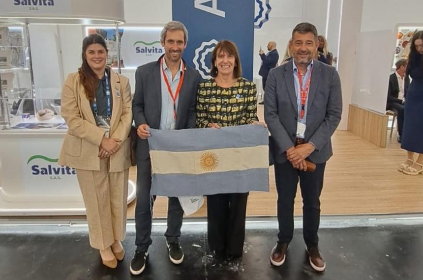 Parte de la delegación pampeana que participó en la feria alemana