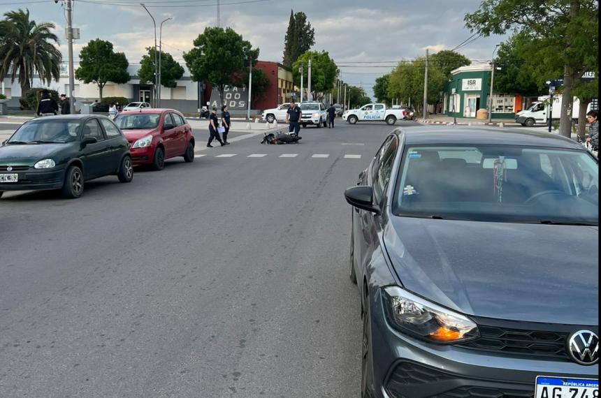 El Polo que protagonizó el siniestro vial en Toay en 9 de Julio y Saenz Peña