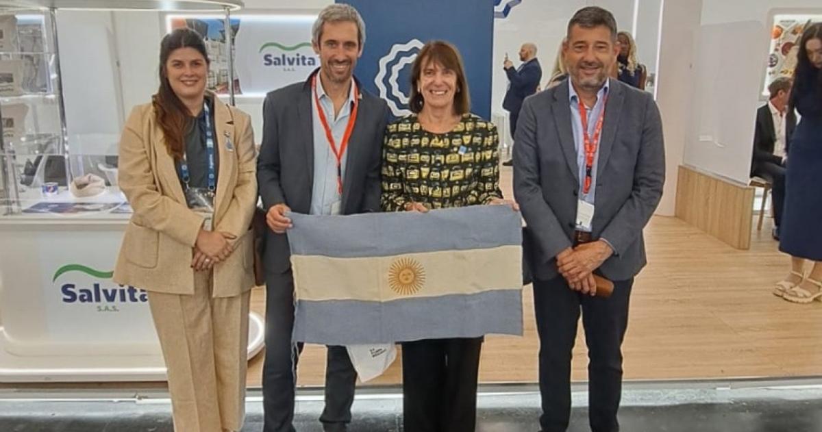 Parte de la delegación pampeana que participó en la feria alemana