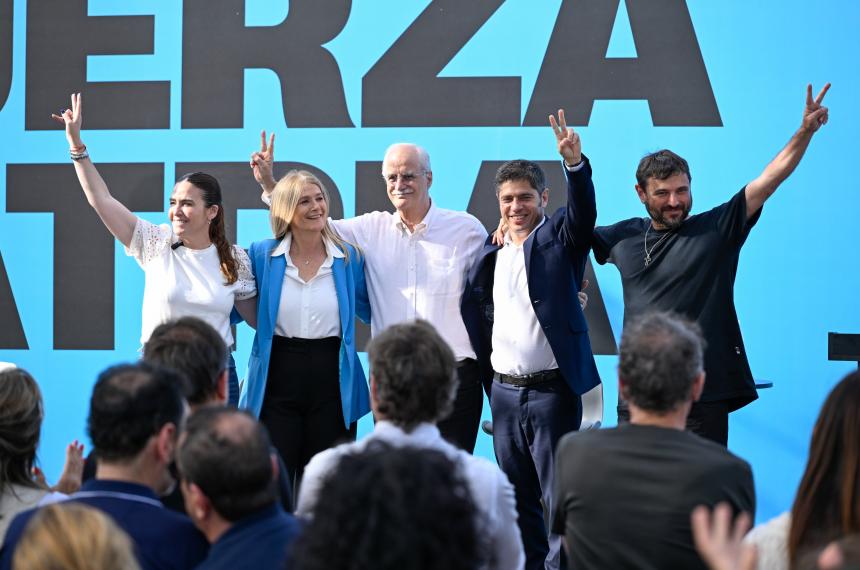 El gobernador bonaerense encabezó el acto de cierre de Fuerza Patria