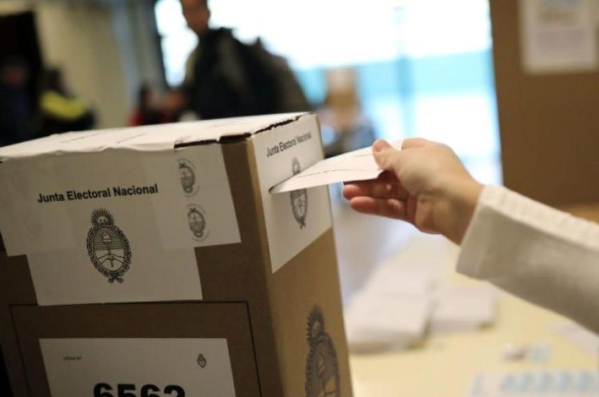 El horario para votar se extiende entre las 8 y las 18 horas del domingo