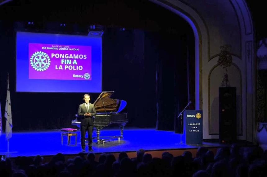 La Pampa contra la Polio- Emilio Peroni ofrecioacute una clase magistral de muacutesica virtud y memoria