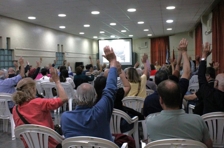 La Asamblea de la CPE se hizo en el salón Los Pioneros