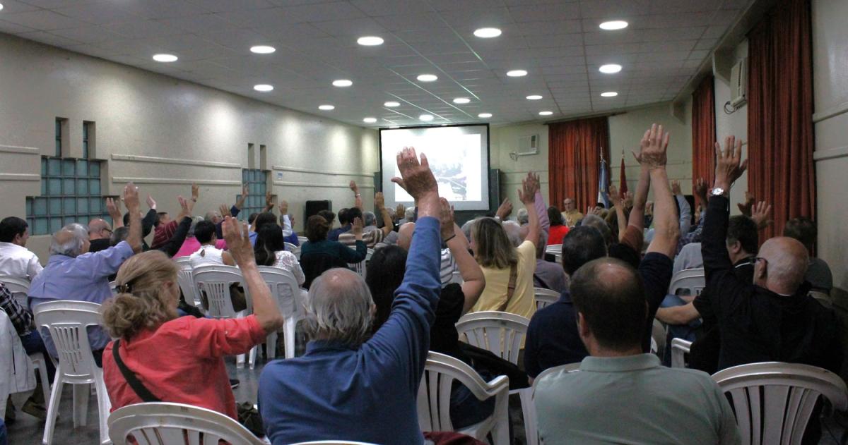 La Asamblea de la CPE se hizo en el salón Los Pioneros
