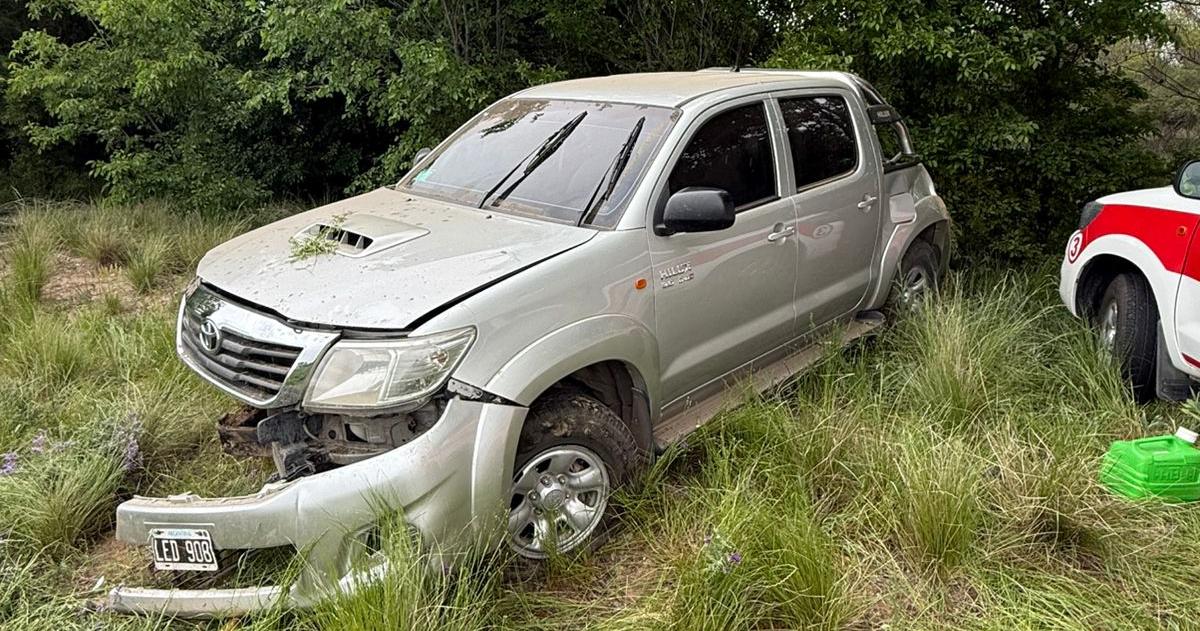 Dos heridos en un vuelco en el cruce de las rutas 35 y 14