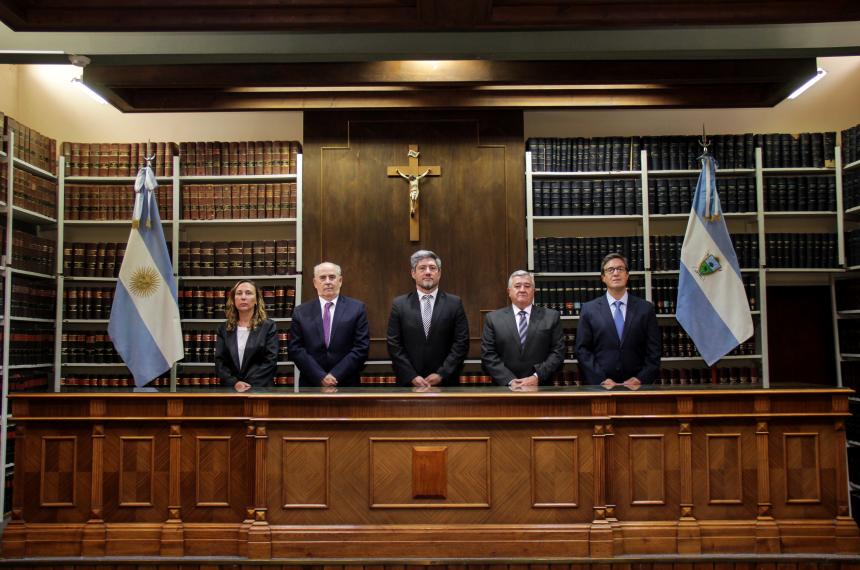 Los integrantes del Superior Tribunal de Justicia