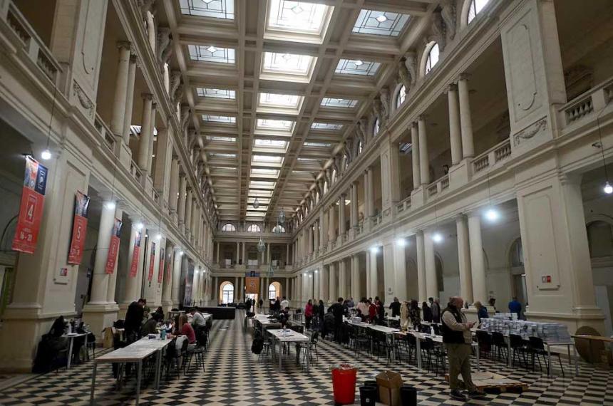 El pasaje Dardo Rocha donde se concentrar el recuento de votos de la provincia de Buenos Aires