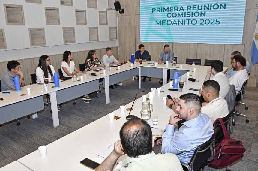 La primera reunión de la comisión por Medanito