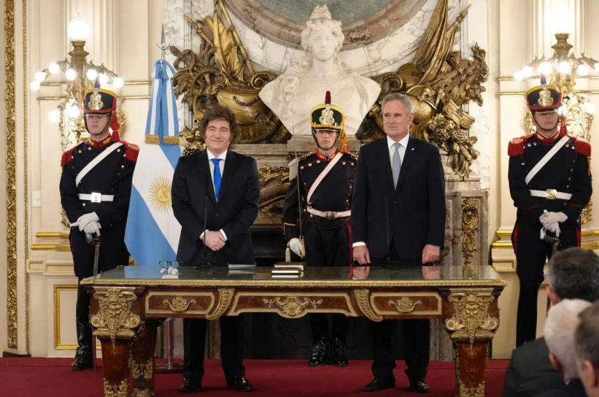 La asunción del nuevo Canciller en Casa Rosada