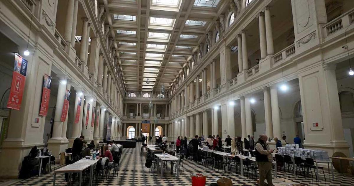 El pasaje Dardo Rocha donde se concentrar el recuento de votos de la provincia de Buenos Aires