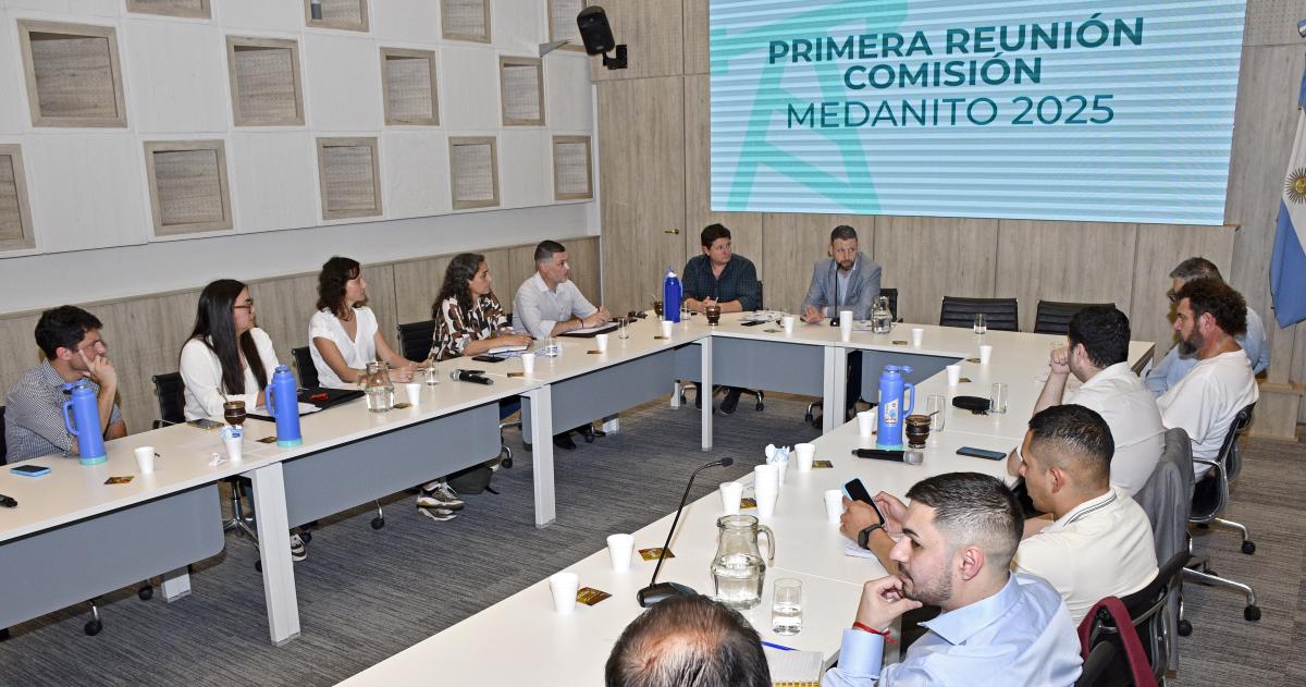 La primera reunión de la comisión por Medanito