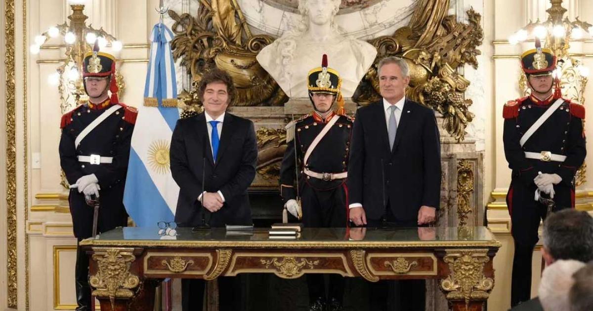 La asunción del nuevo Canciller en Casa Rosada