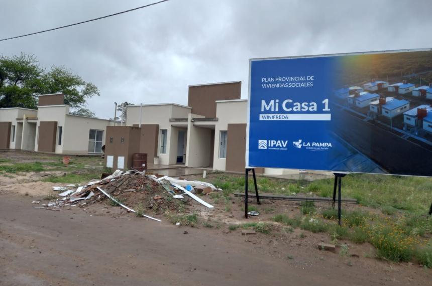  Ocho de las unidades pertenecen al Plan Provincial Mi Casa 1en Winifreda