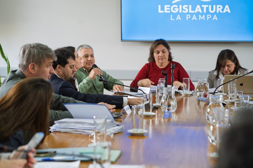 Luis Marcelo Guyet y Leandro Trica estuvieron también en la Legislatura