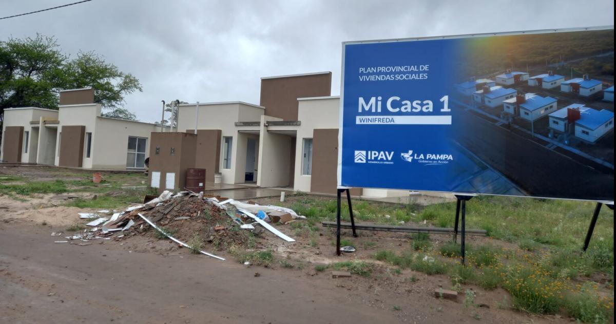  Ocho de las unidades pertenecen al Plan Provincial Mi Casa 1en Winifreda