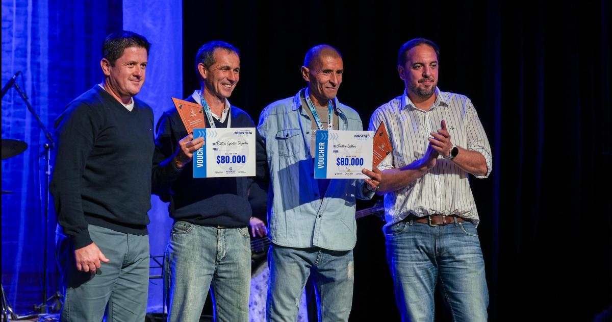 Milln y Sueldo con Gustavo Rodríguez y Luciano Di Npoli