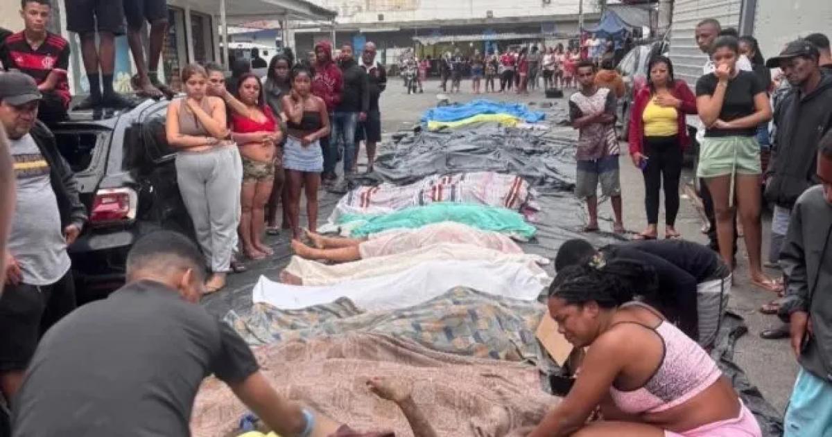 Masacre en Riacuteo de Janeiro- vecinos hallaron a otros 50 cuerpos a las favelas y hay maacutes de 120 muertos