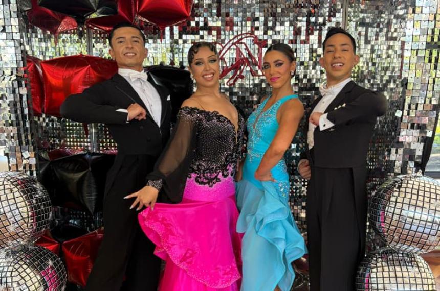 Gran actuación de la pareja argentina pensando en el Mundial de ballroom