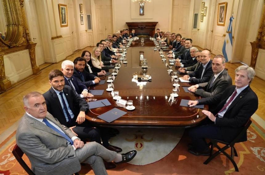 La reunión de hoy entre Milei y los gobernadores