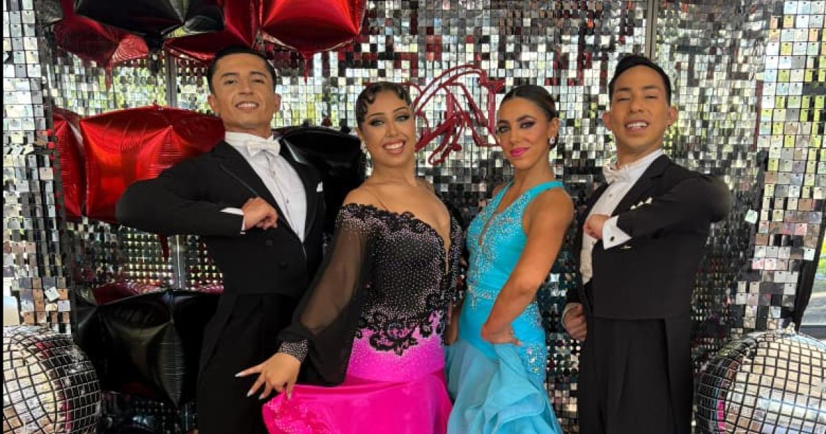 Gran actuación de la pareja argentina pensando en el Mundial de ballroom