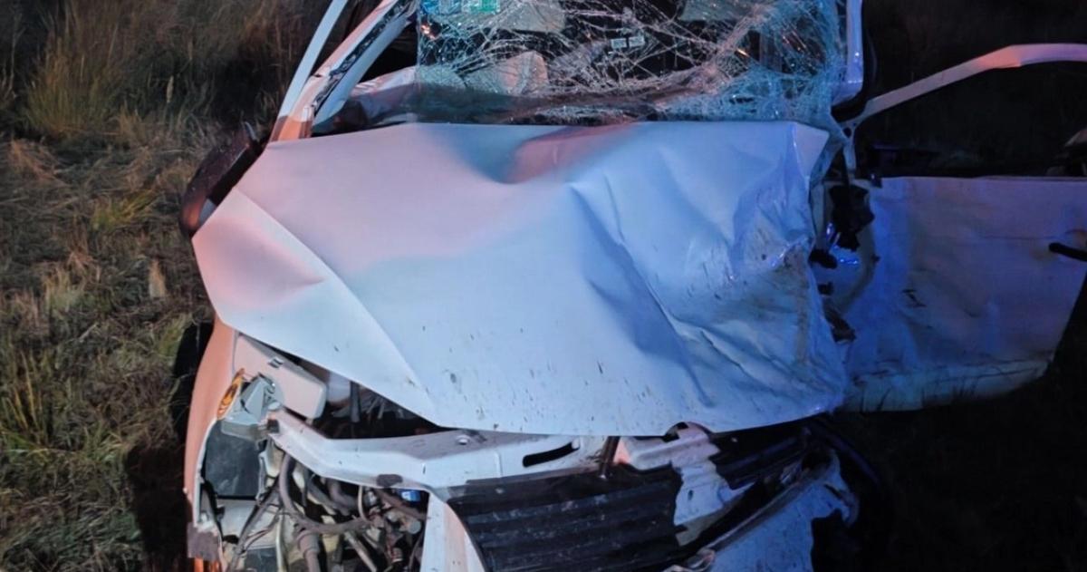 Un joven santarrosentildeo hospitalizado tras un choque fatal en la Ruta 5