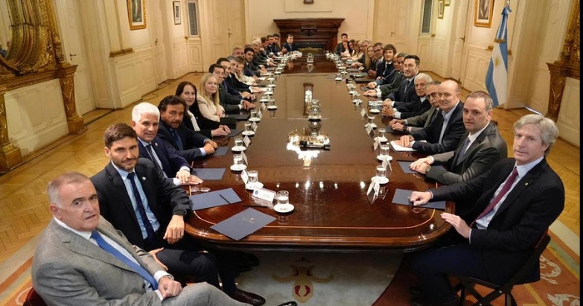 La reunión de hoy entre Milei y los gobernadores