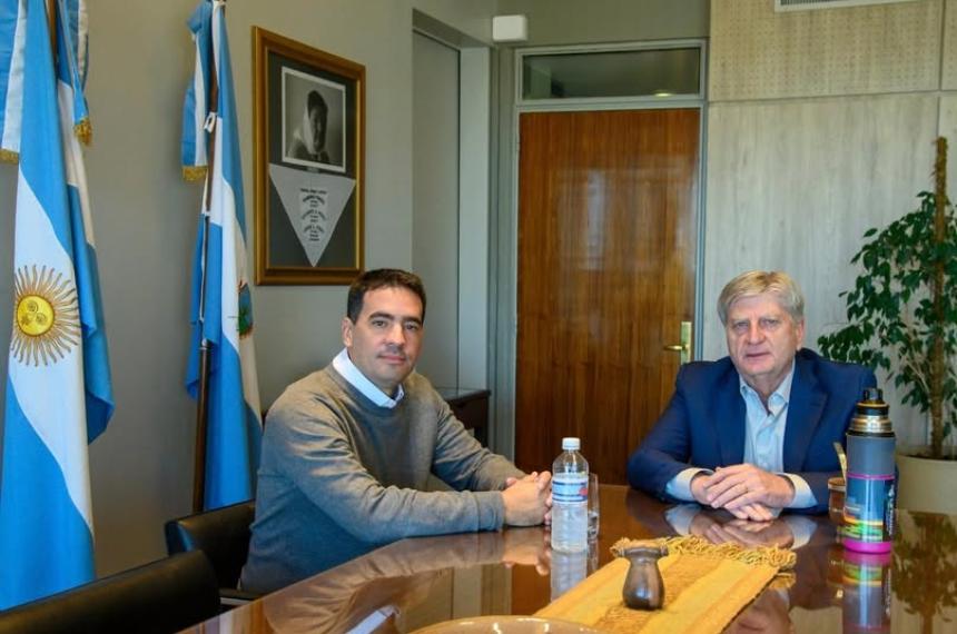 Ziliotto recibioacute a Ravier- Es imprescindible dialogar