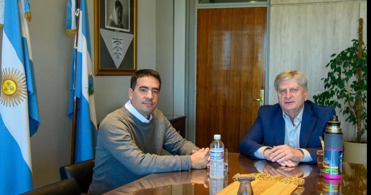 Ziliotto recibioacute a Ravier- Es imprescindible dialogar