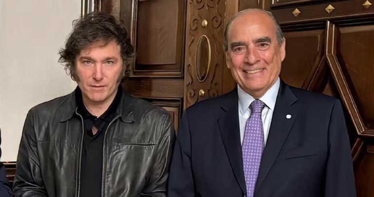 Javier Milei y Guillermo Francos