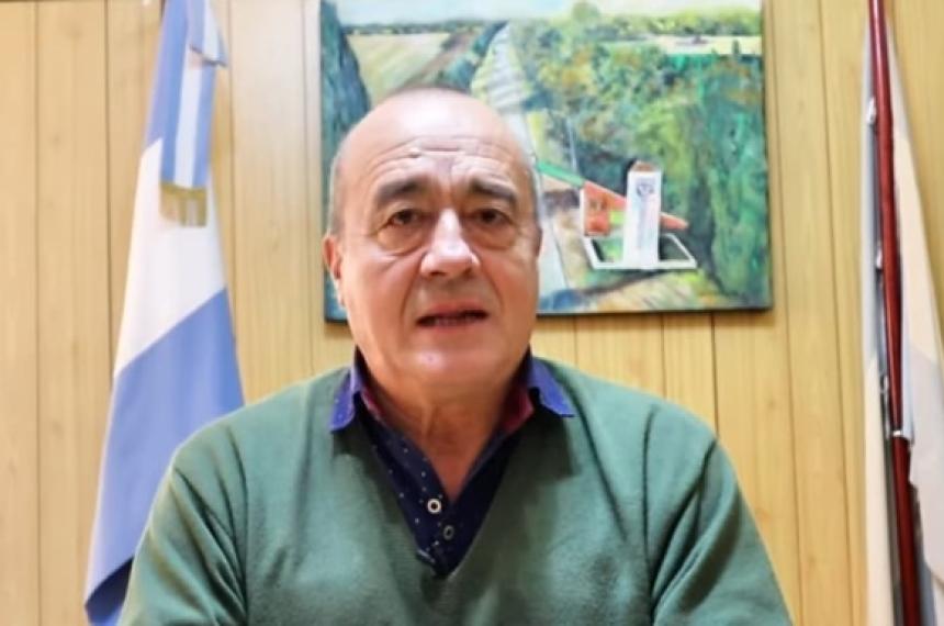 El intendente de Arata Jorge Sosa salió precoupado de la reunión con el gobernador Ziliotto