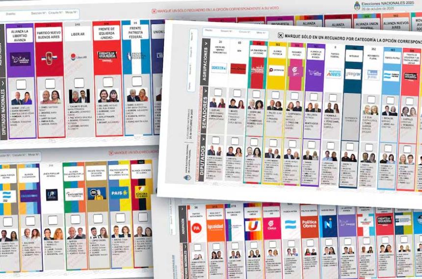 Fuerte impacto del voto en blanco para diputados en 8 provincias que eligieron senadores