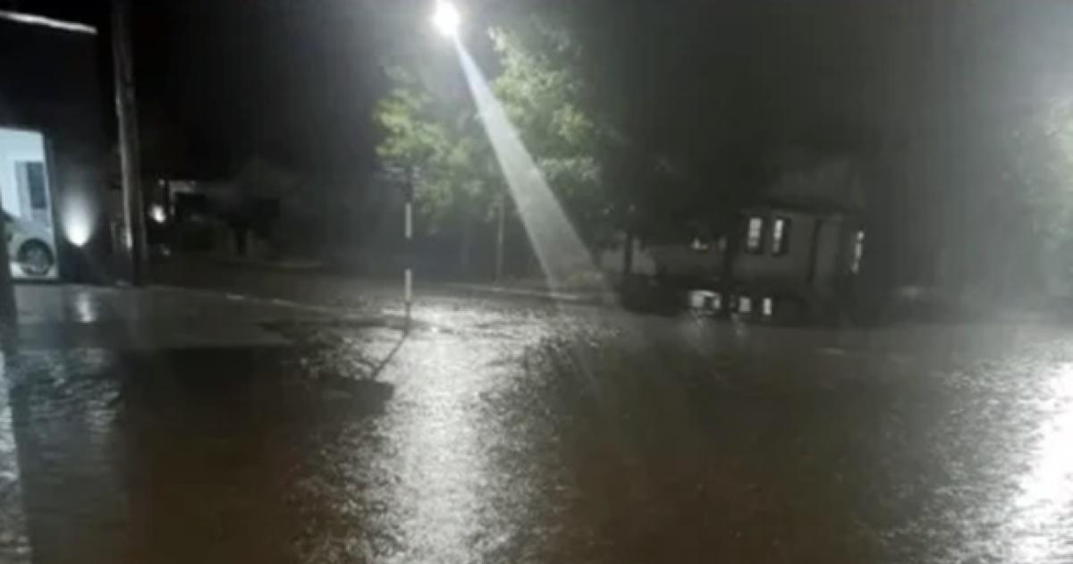 Las precipitaciones provocaron anegamientos en Luiggi