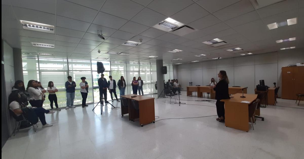 Estudiantes de 25 de Mayo y Miguel Riglos participaron del programa Educacioacuten  Justicia