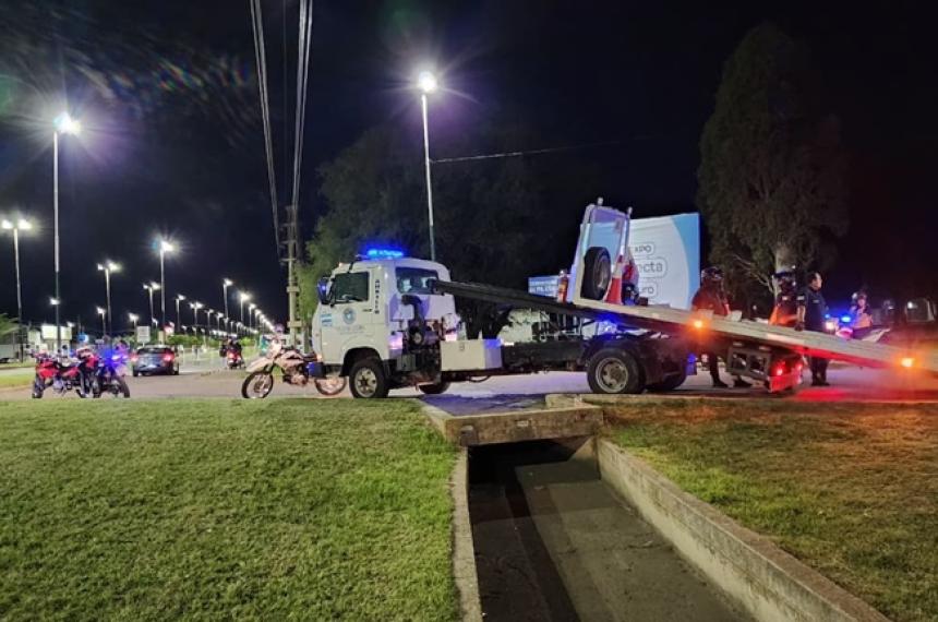 Los controles se realizaron en reas céntricas como el Paseo Belgrano y la Plaza San Martín
