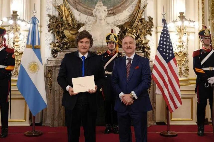 Milei junto a Lamelas