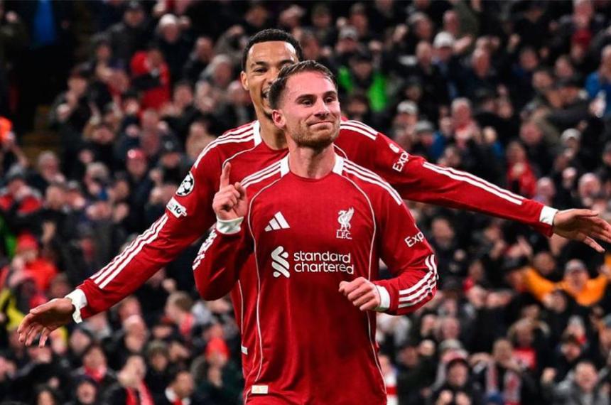 Por un gol de Alexis Mac Allister Liverpool vencioacute a Real Madrid en la Champions League
